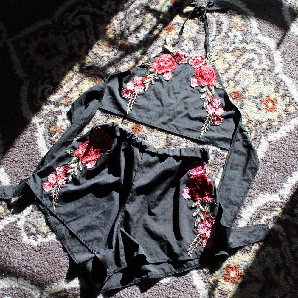 2 Piece Floral Outfit